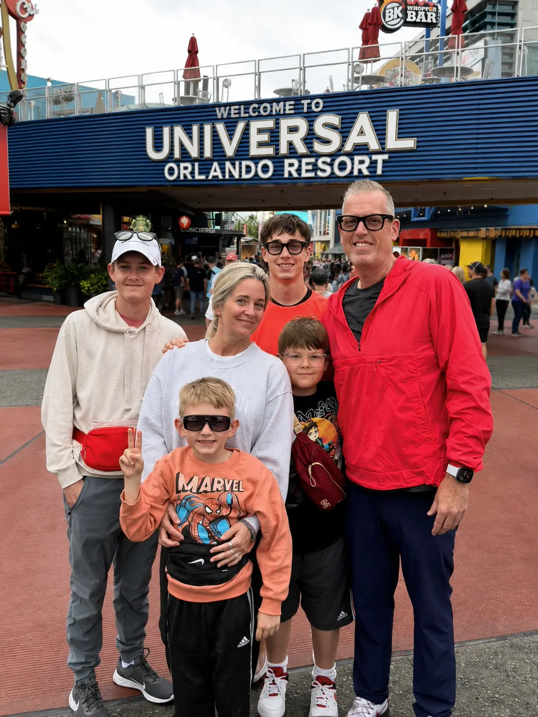 Ryan Lantz spending time with his family
